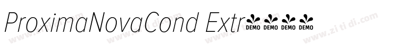 ProximaNovaCond Extr字体转换